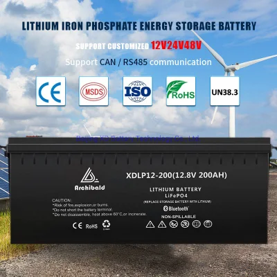 Nuova batteria al litio LFP Smart LiFePO4 12V 200Ah con Bluetooth Deep Cycle BMS