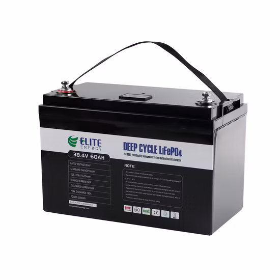Elite IP65 Bluetooth ricaricabile 12V 24V 36V 48V 60Ah 105Ah Litio solare LiFePO4 Batteria agli ioni di litio LiFePO4 per carrello da golf/Marine/Barca/Motore da traina